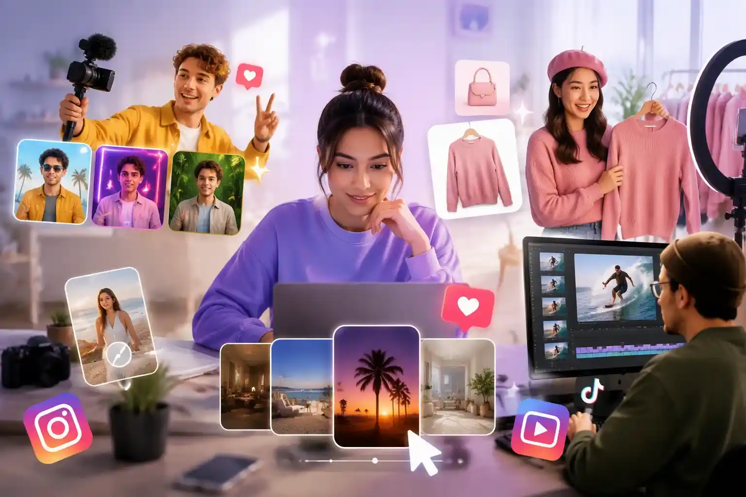 AI image editor for social media content creators